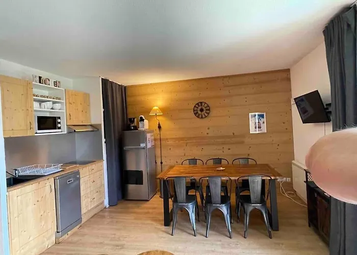 Apartamento App 4-6 Pers Avec 1 Place Garage 100m Pistes Plein Centre Les Deux Alpes